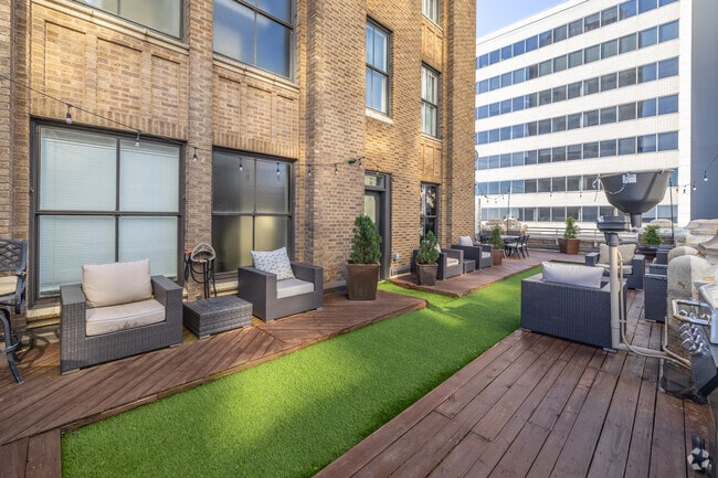 Terraza en la azotea - Philtower Lofts