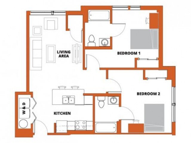 Plano de planta - Campus Walk One