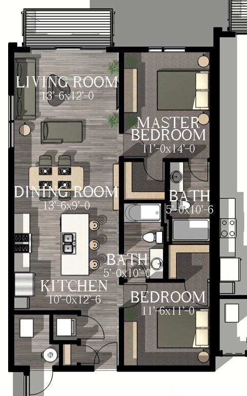 Foto principal - The Thornapple | Two Bedroom Two Bathroom