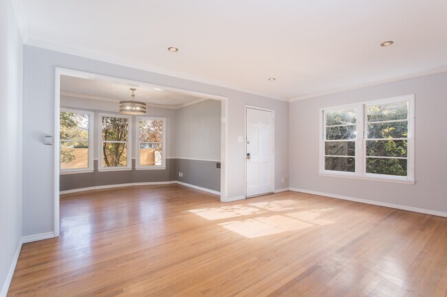 Large living room with plenty of room for your sectional. - 205 6th Ave