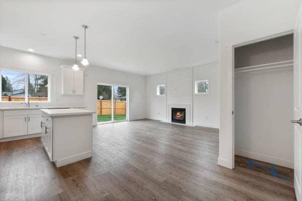 Living and kitchen w/hall closet - 1801 Allen Rd SE