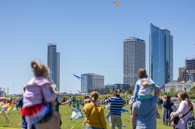 Residents take in the amazing sights at the Annual Family Kite Festival.