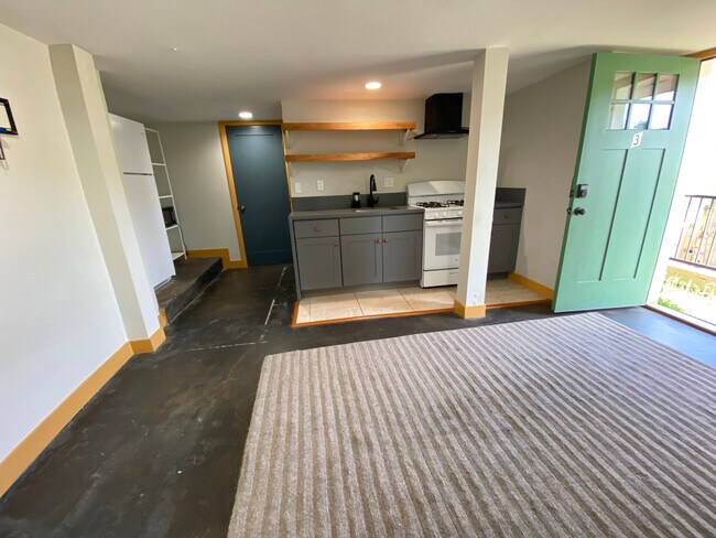 Kitchenette view from the living room. - 1616 Fargo St