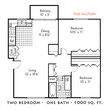 The Milton 2 bed 1 bath