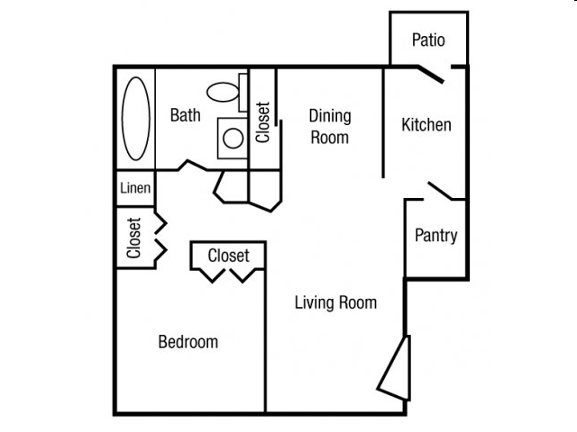 1HAB/1BA - Pelican Bay Apartment Homes