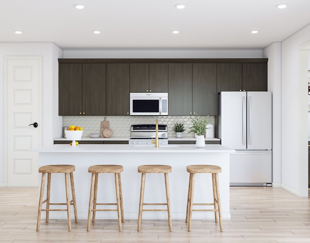 Modern End-Unit: 2-Story Home with Unfinished Basement - Modern End-Unit: 2-Story Home with Unfinished Basement