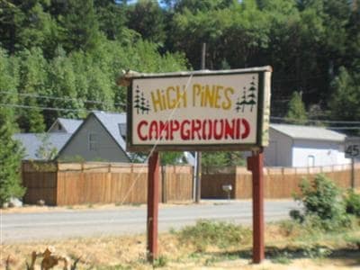 Signage - High Pines Campground & Mobile Park