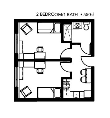 2BR/1BA - Beech International Village