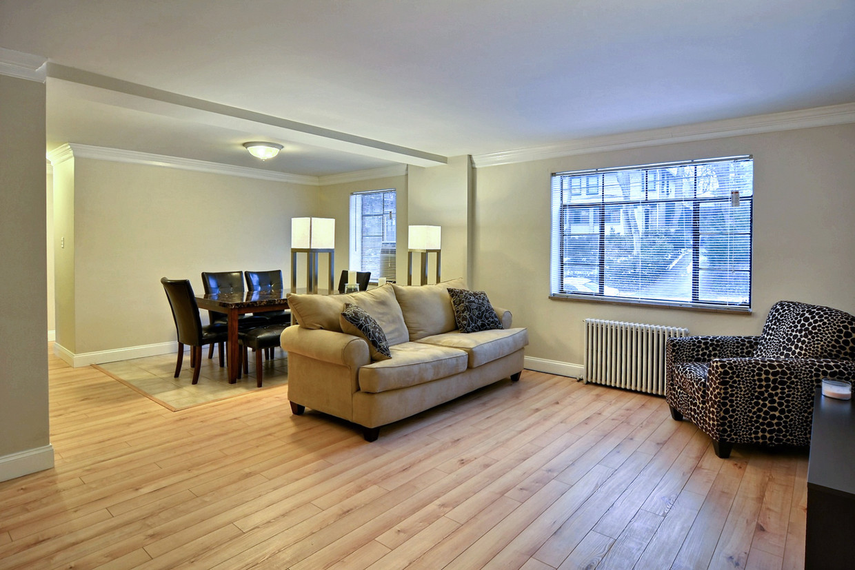 2 HAB Sala de estar - Highland Park Club Apartments