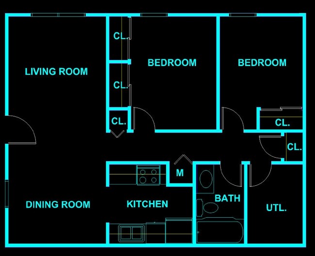 2BR/1BA - Stoner Creek Apartments
