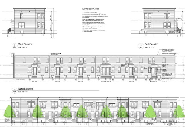 Murray Rear Elevation - 4004 Porter St