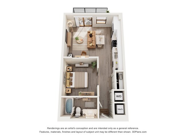Plano de planta - Mayla Cypress Residences