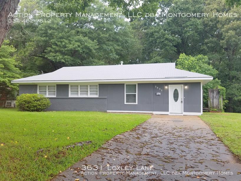 3631 Loxley Ln, Montgomery, AL 36109 House for Rent in Montgomery, AL