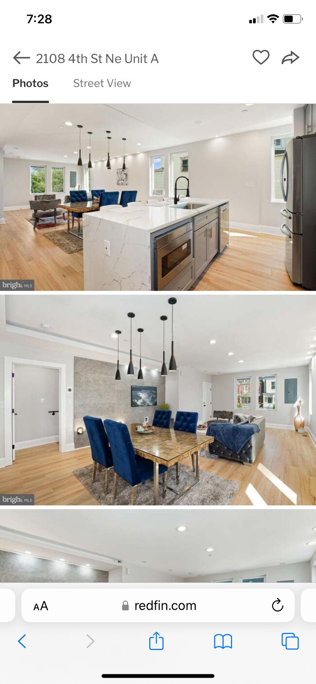 Living and dinning area - 2108 4th St NE