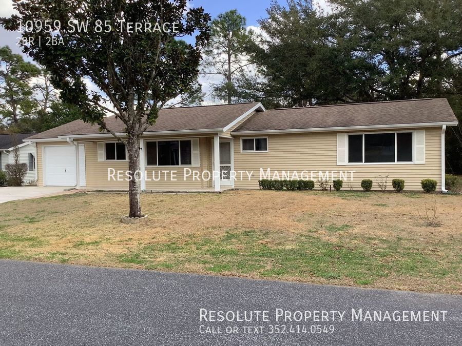 55+ Gated Community. 2 Bed, 2 Bath, 1 Car House Rental in Ocala