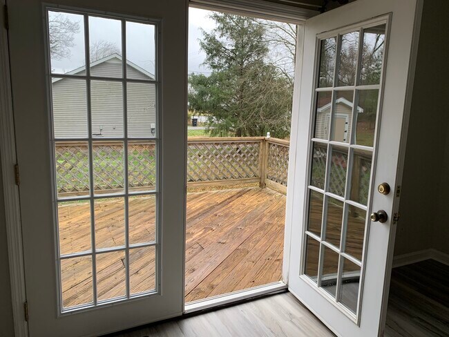 master bedroom deck - 1504 N Washington St