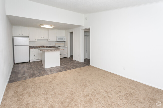 1BR,1BA_600 sf -living room - Summer Glen Apartments