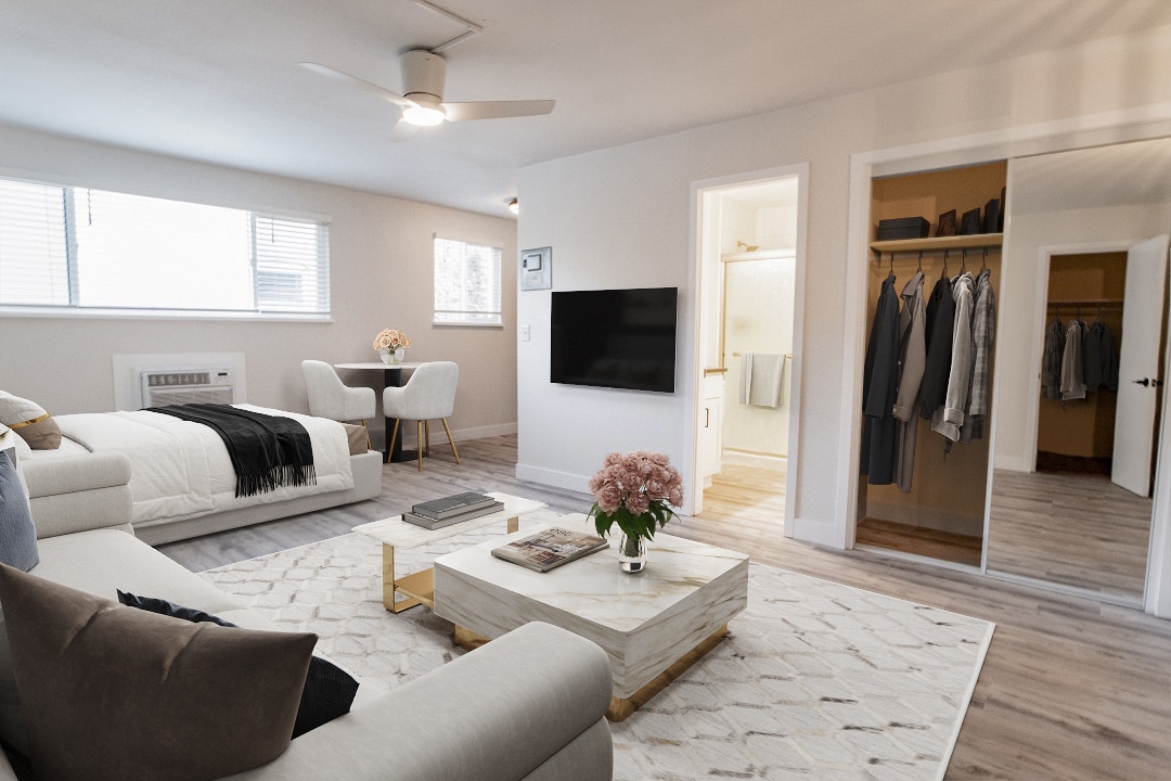 Renovated Studio - Living Area - The Verse