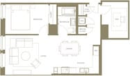 One Bedroom Den