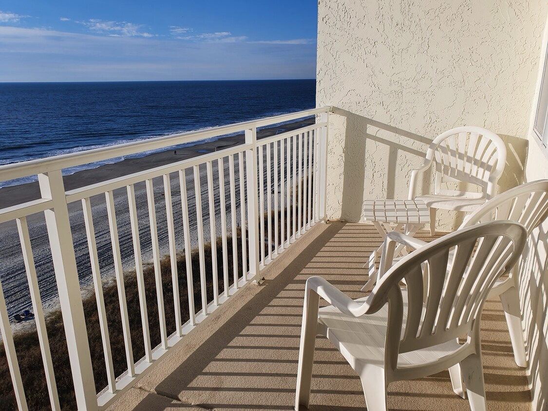 Ocean front private balcony - 1709 S Ocean Blvd