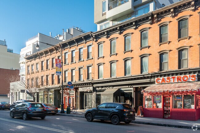 Residents can visit the local restaurants and shops of Clinton Hill along Myrtle Ave.