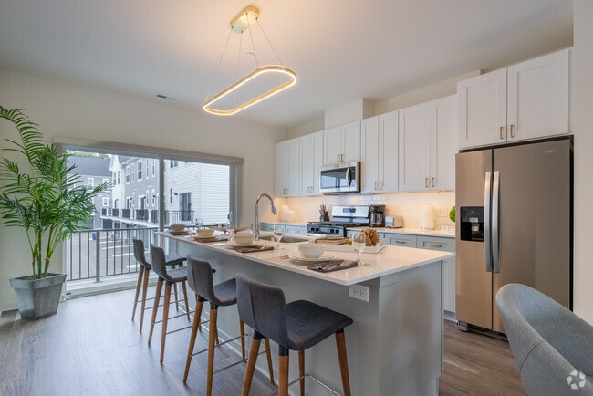 3BR, 2.5BA Townhome Model - 1844SF - Enclave Crystal Lake Townhomes and Apartments