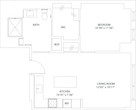 1 Bed 1 Bath-B3