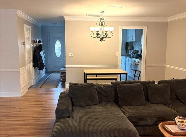 Kitchen and downstairs hallway from living room - 1330 Poplar Pointe SE