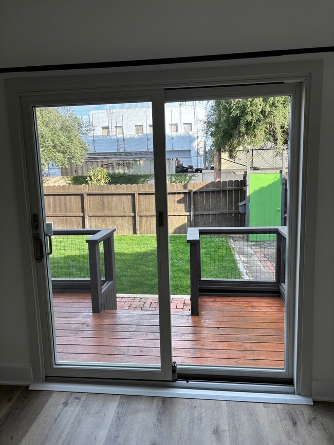 Deck and view of front yard - 713 Amoroso Pl