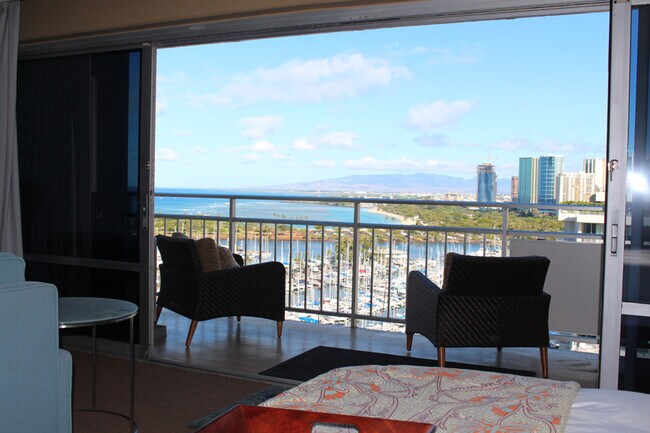 from roomy lanai! - 1777 Ala Moana Blvd