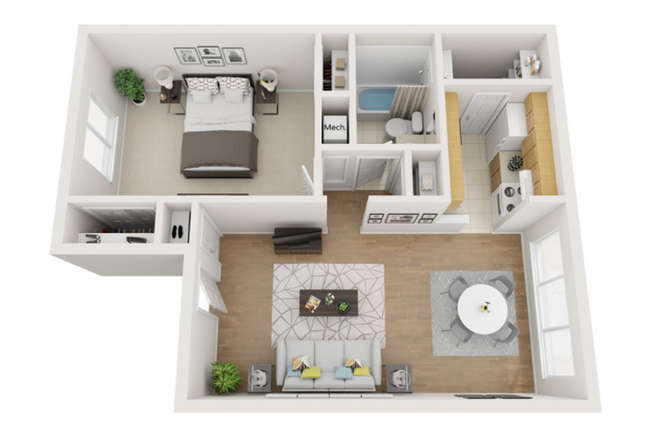 Interior Photo - Buffalo Creek Commons
