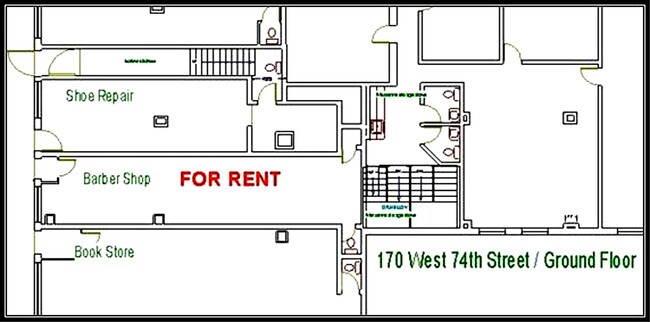 Ground Floor, 600 sq ft - Berkley