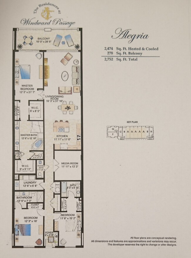 Floor plan - 202 Windward Passage