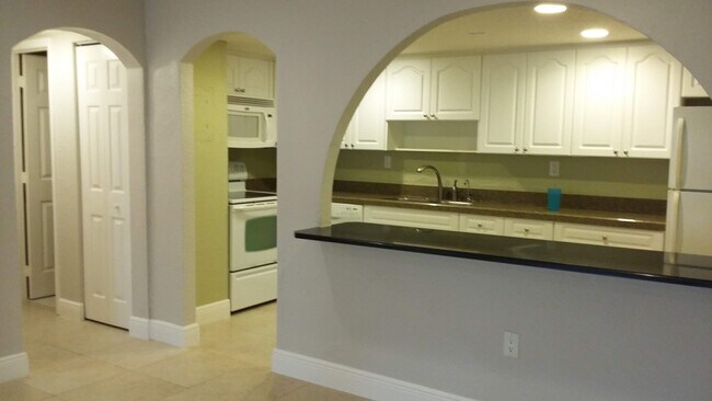 Kitchen is painted white, not green - 7959 SW 104th St