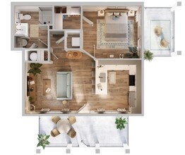 A2 with Balcony and Patio - Boardwalk Village