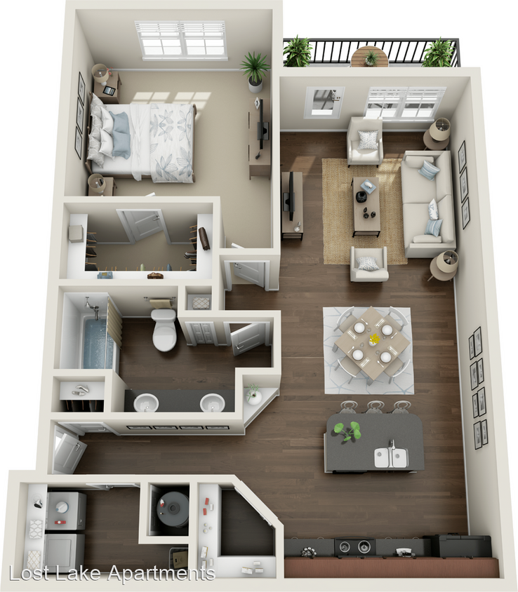 Primary Photo - 1 br, 1 bath Apartment - 8681 AC Skinner Pkwy