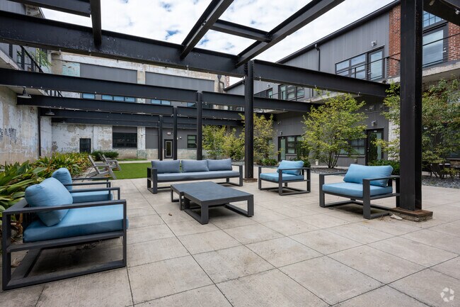 Patio - Printworks Mill Apartments