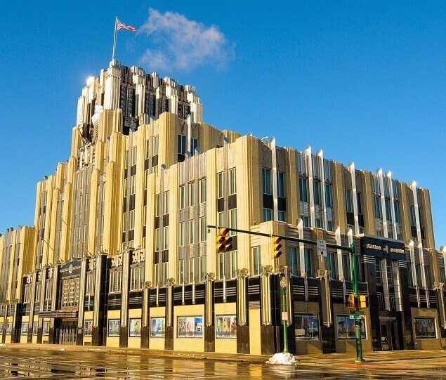 The Niagara-Mohawk building was constructed in 1932