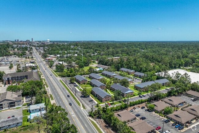 2203 W Pensacola St - Aerial View - Plantation Condominiums