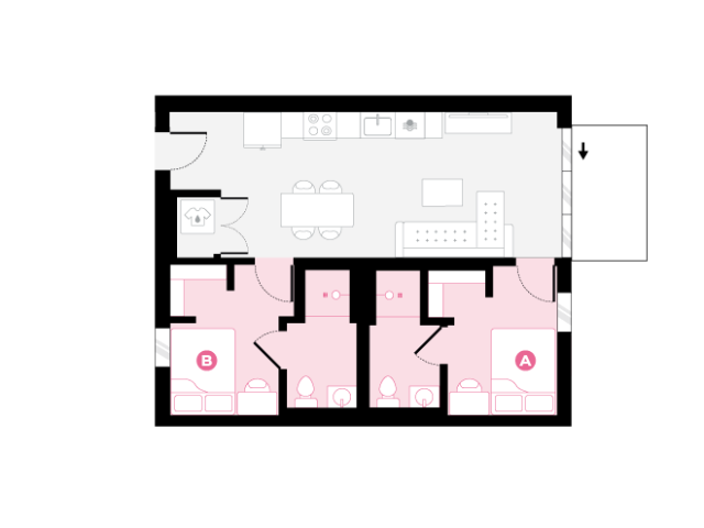 2 x 2 A - VIP - Hub LA Coliseum