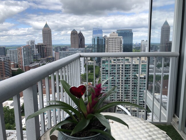 Balcony View - Looking North - 855 Peachtree St NE