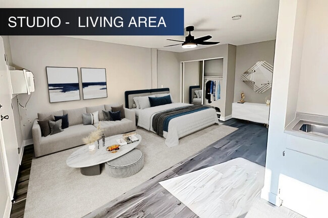 Estudio - Sala de estar - Park Avenue Apartments