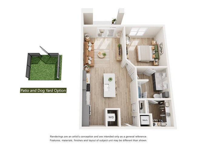 Evergreen en Whisper Valley_A2_1x1_Alt_Patio y patio para perros.jpg - Evergreen at Whisper Valley