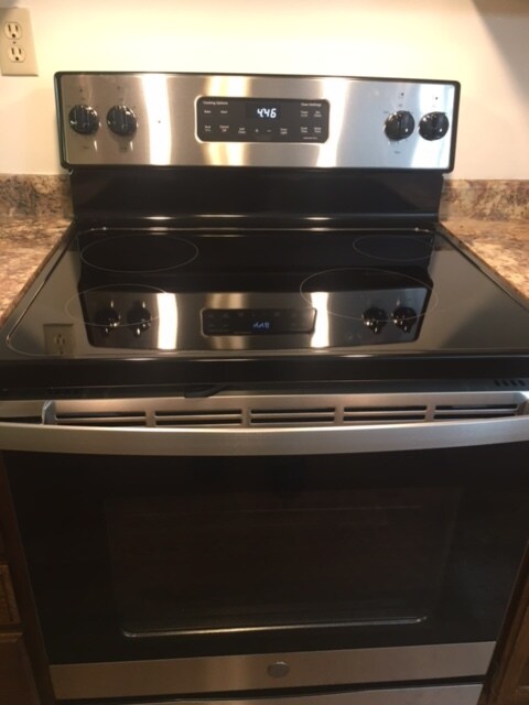 New electric stove - 201 Huntington Rd