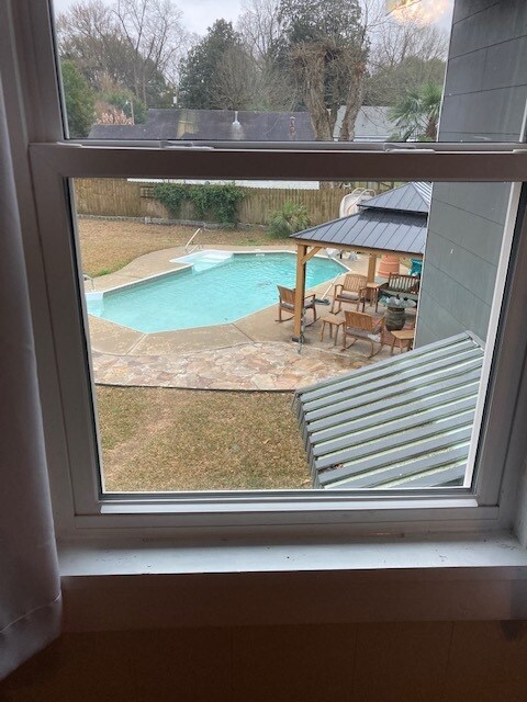 Backyard pool - 117 Fremont St