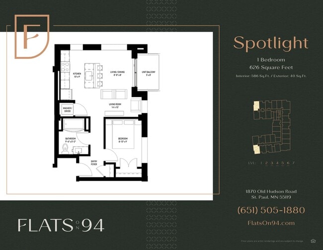 Interior Photo - Flats on 94