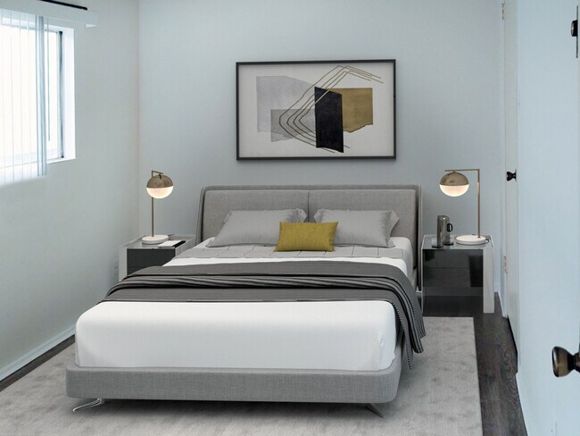 Segundo dormitorio decorado - UNIQUE 6 UNIT BLDG.