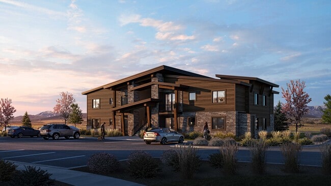 Liberty Sage Apartments, Park City, Utah, Studio, 1, 2 and 3 bedroom apartments, outdoor rendering - LIBERTY SAGE