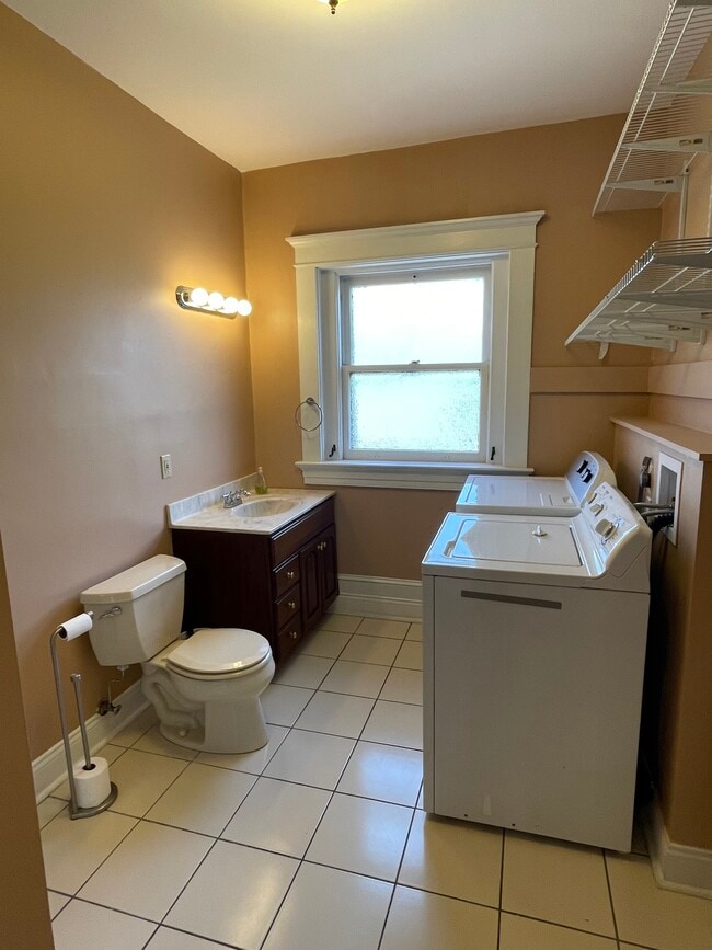 BATHROOM #2 with Washer/Dryer - 1458 S 3rd St