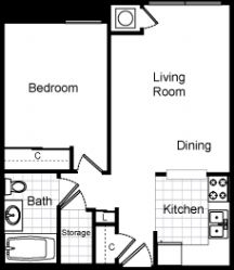 Plano de planta - Clinton Manor